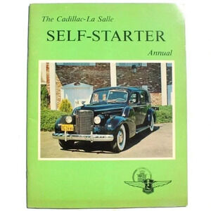Vintage 1978 The Cadillac LaSalle Self-Starter Annuals Magazine